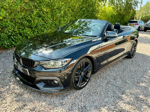 BMW 4 Series 2020 2.0 420D M Sport Convertible Black #6
