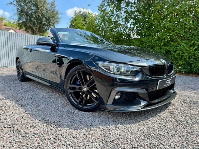 BMW 4 Series 2020 2.0 420D M Sport Convertible Black #4