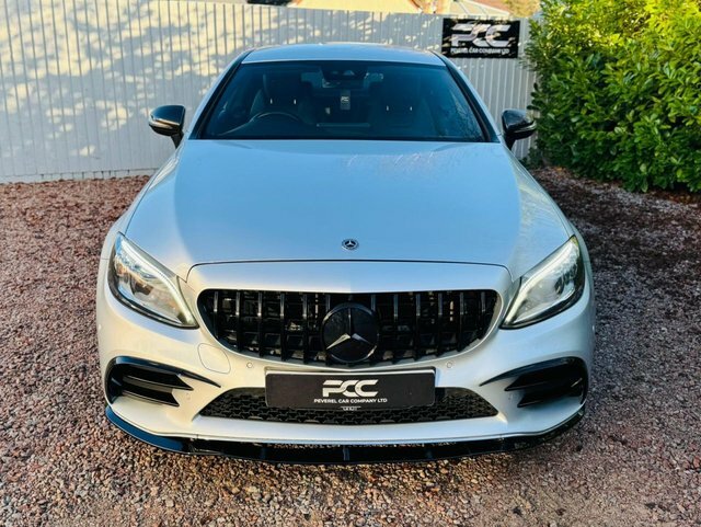 Mercedes-Benz C Class 2019 2.0 C300d Amg Line Premium Coupe KT68YGW Silver #5