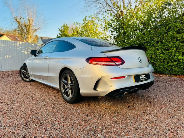 Mercedes-Benz C Class 2019 2.0 C300d Amg Line Premium Coupe KT68YGW Silver #2