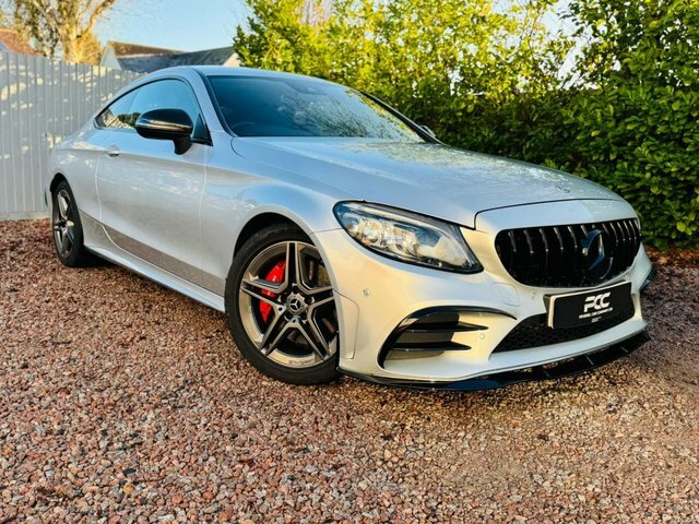 Mercedes-Benz C Class 2019 2.0 C300d Amg Line Premium Coupe KT68YGW Silver #4