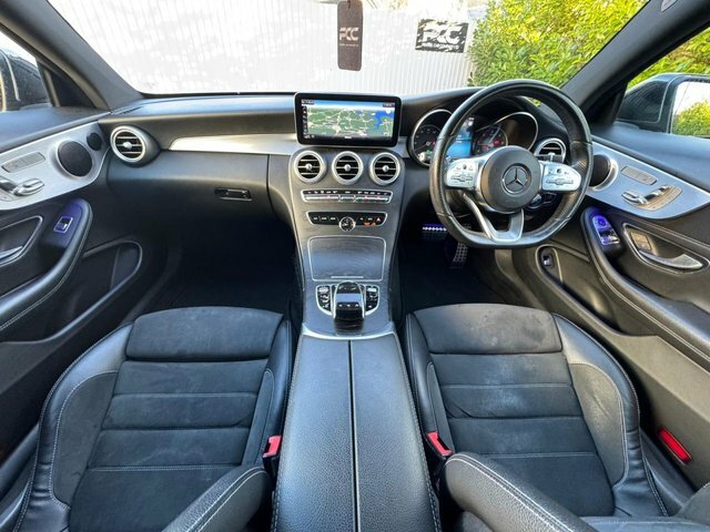 Mercedes-Benz C Class 2019 2.0 C300d Amg Line Premium Coupe KT68YGW Silver #3