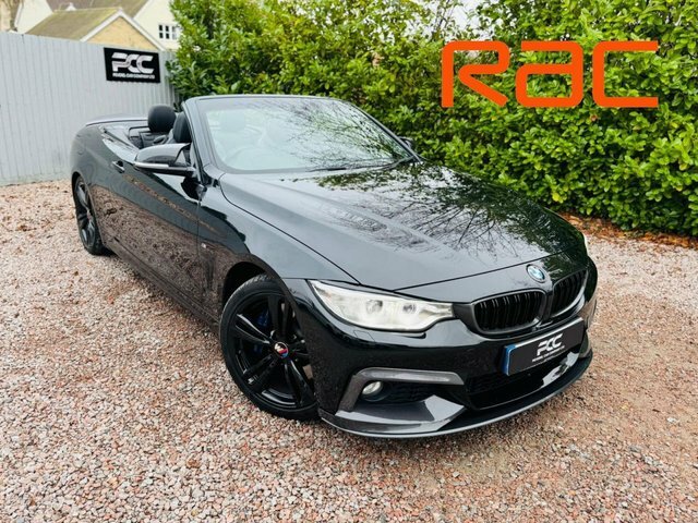 BMW 4 Series 2016 2.0 425D M Sport Convertible Black