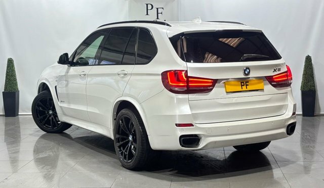 BMW X5 3.0 40D M Sport Suv Xdrive Euro 6 YF18BJZ White #4