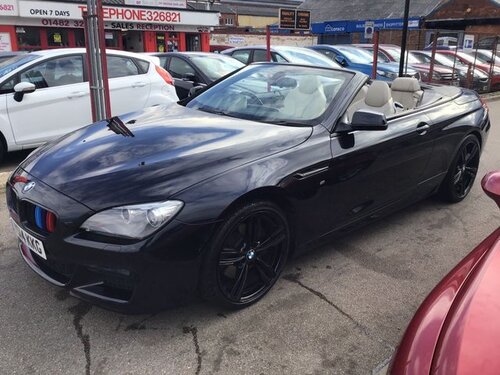 BMW 6 Series 3.0 640D M Sport 309 Bhp 6 Months Warranty Black #2