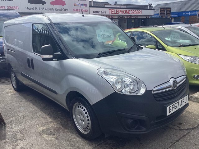 Vauxhall Combo 1.2 L1h1 2300 Cdti Ecoflex Ss 95 Bhp 6 Months Silver