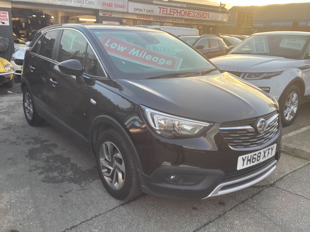 Vauxhall Crossland X 1.2L Tech Line Nav Suv Euro 6 8 Black