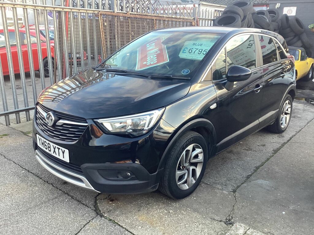 Vauxhall Crossland X 1.2L Tech Line Nav Suv Euro 6 8 YH68XTY Black #5
