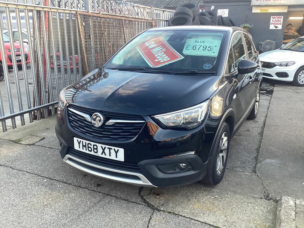 Vauxhall Crossland X 1.2L Tech Line Nav Suv Euro 6 8 YH68XTY Black #2