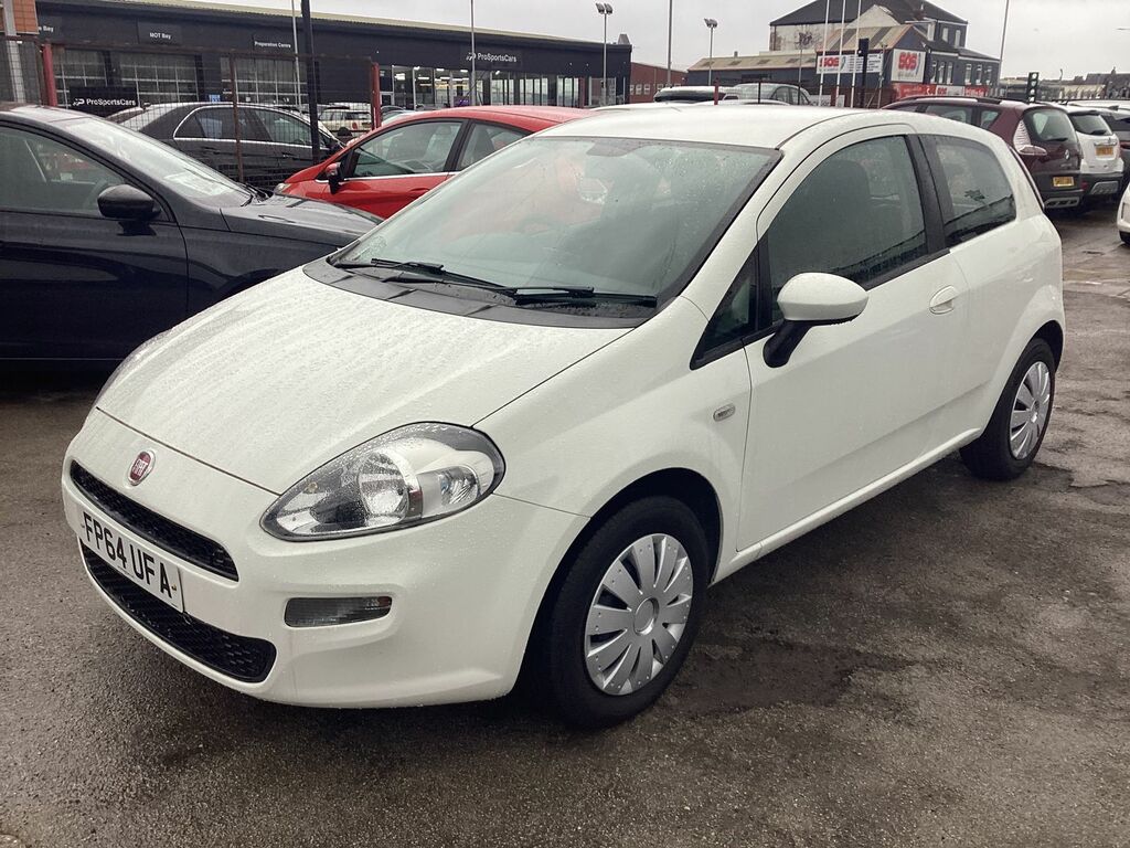 Fiat Punto 1.2 Pop Hatchback Euro 6 69 Bhp FP64UFA White #6