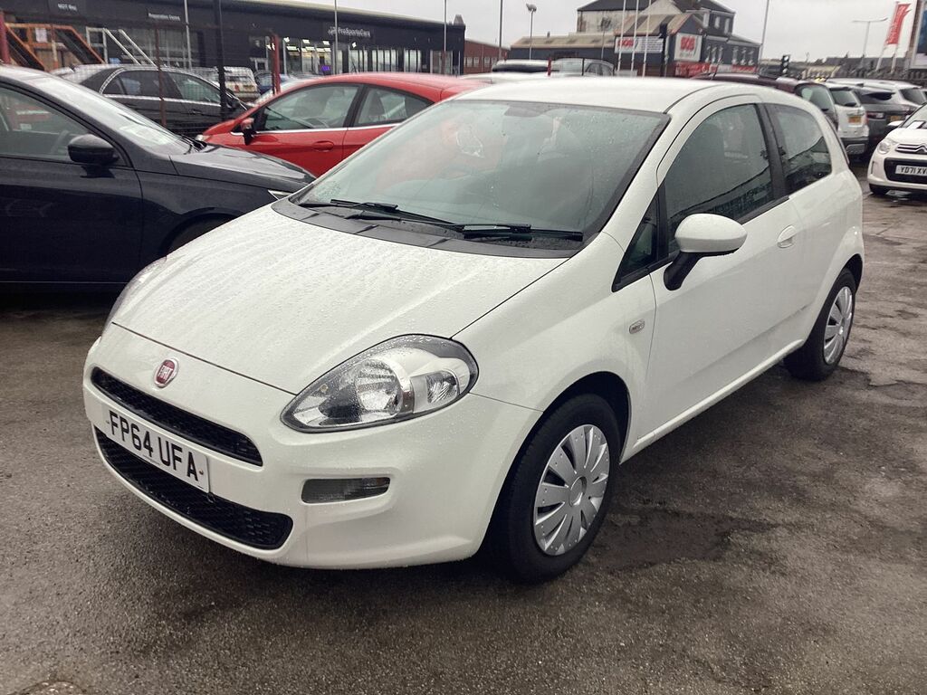 Fiat Punto 1.2 Pop Hatchback Euro 6 69 Bhp FP64UFA White #3