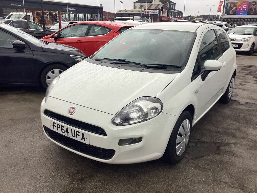 Fiat Punto 1.2 Pop Hatchback Euro 6 69 Bhp FP64UFA White #5