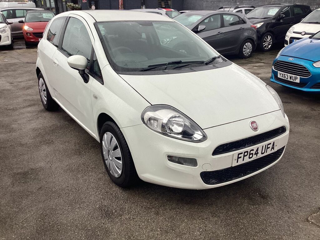 Fiat Punto 1.2 Pop Hatchback Euro 6 69 Bhp White