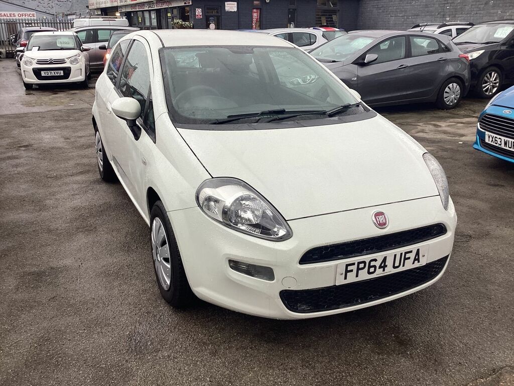 Fiat Punto 1.2 Pop Hatchback Euro 6 69 Bhp FP64UFA White #2