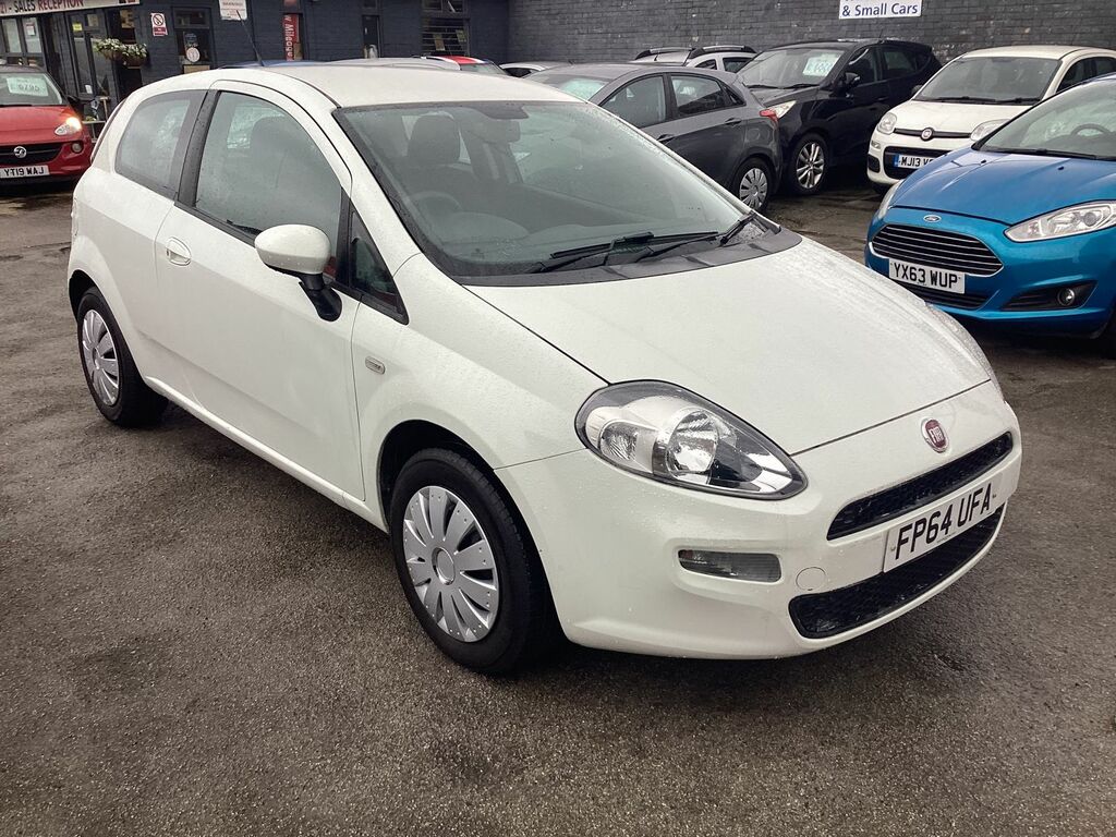 Fiat Punto 1.2 Pop Hatchback Euro 6 69 Bhp FP64UFA White #4