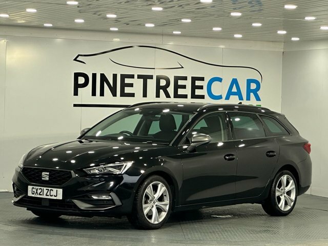 Seat Leon 1.5 Etsi Mhev Fr Estate Hybrid Dsg Euro GX21ZCJ Black #3