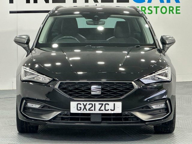 Seat Leon 1.5 Etsi Mhev Fr Estate Hybrid Dsg Euro GX21ZCJ Black #2