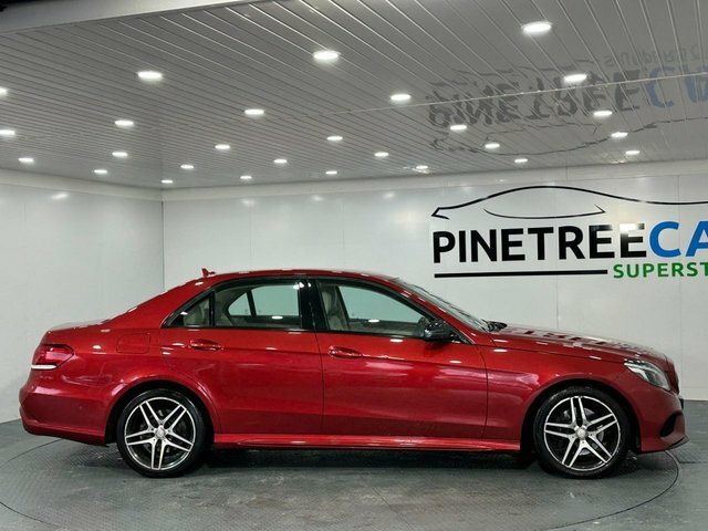 Mercedes-Benz E Class 2.1 E250 Cdi Amg Night Edition Saloon G NG15WTD Red #5