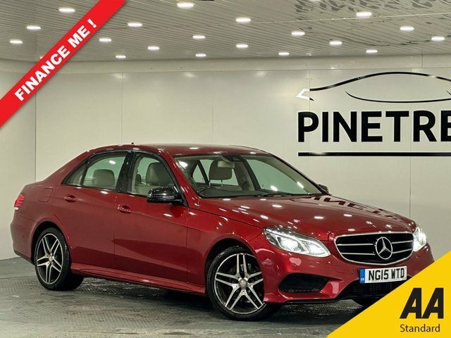 Mercedes-Benz E Class 2.1 E250 Cdi Amg Night Edition Saloon G Red
