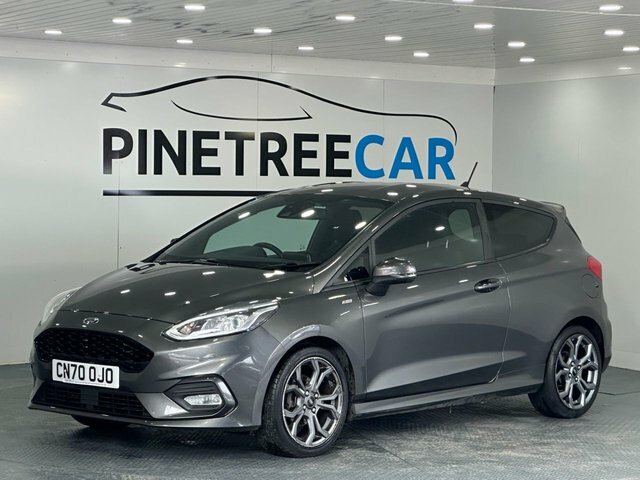Ford Fiesta 1.0T Ecoboost St-line Edition Hatchback CN70OJO Grey #2