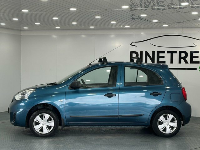 Nissan Micra 1.2 Visia Hatchback Euro 5 80 P HG63AAO Blue #3