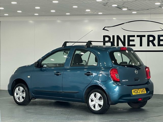 Nissan Micra 1.2 Visia Hatchback Euro 5 80 P HG63AAO Blue #5