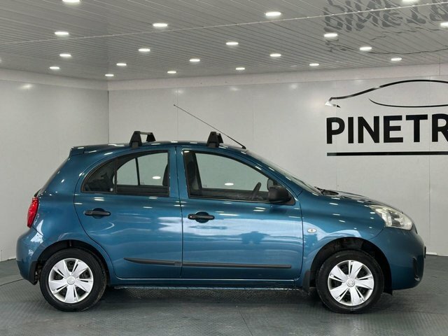 Nissan Micra 1.2 Visia Hatchback Euro 5 80 P HG63AAO Blue #4