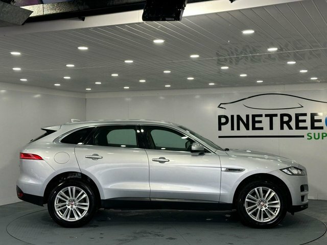 Jaguar F-Pace 2.0 D180 Portfolio Suv Awd Euro 6 BN68RUJ Silver #4