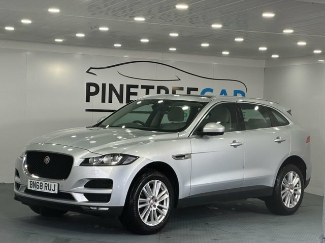 Jaguar F-Pace 2.0 D180 Portfolio Suv Awd Euro 6 BN68RUJ Silver #2