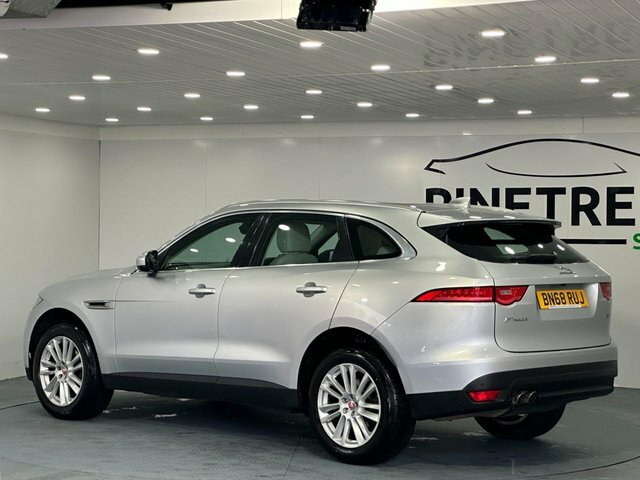 Jaguar F-Pace 2.0 D180 Portfolio Suv Awd Euro 6 BN68RUJ Silver #5