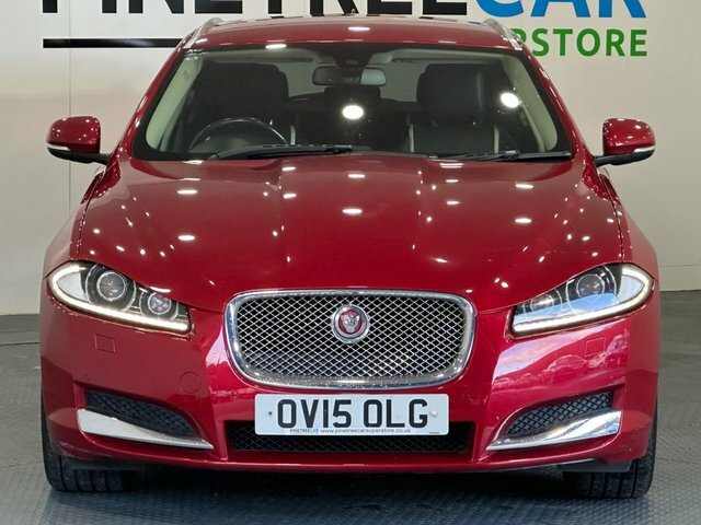 Jaguar XF 2.2D Portfolio Sportbrake Euro 5 OV15OLG Red #2