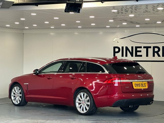 Jaguar XF 2.2D Portfolio Sportbrake Euro 5 OV15OLG Red #6