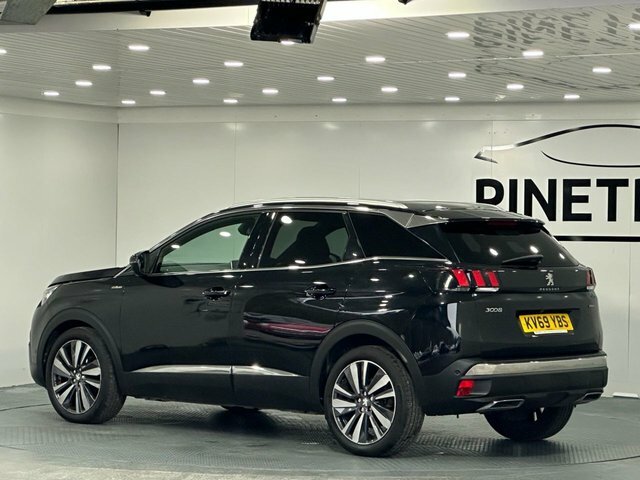 Peugeot 3008 1.5 Bluehdi Gt Line Premium Suv Eat Eur KV69YBS Black #6