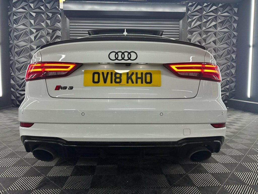 Audi RS3 Saloon 2.5 Tfsi S Tronic Quattro Euro 6 Ss OV18KHO White #4