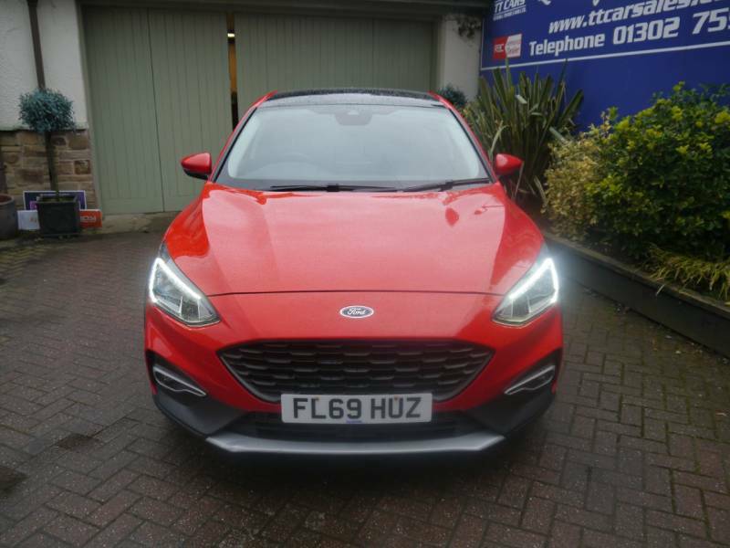 Ford Focus 1.0 Ecoboost 125 Active X - 2019 69 FL69HUZ Red #2