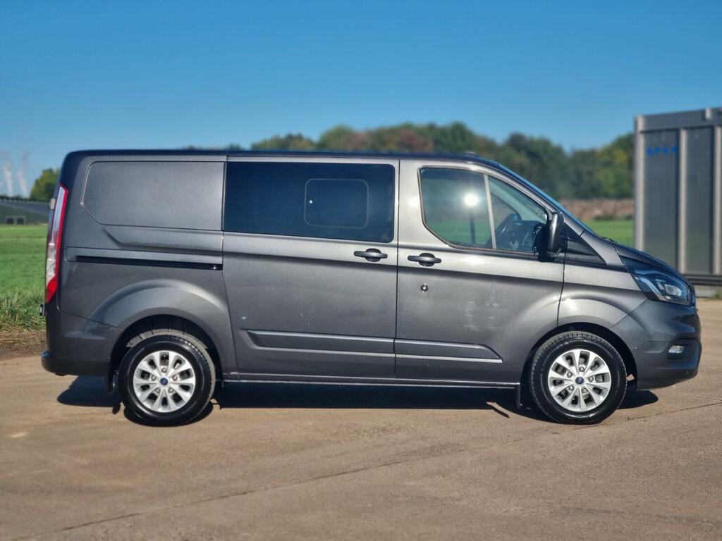 Ford Transit Custom 2.0 Ecoblue 185Ps Low Roof Dcab 320 Limited L1 Va PO71MVM Grey #3