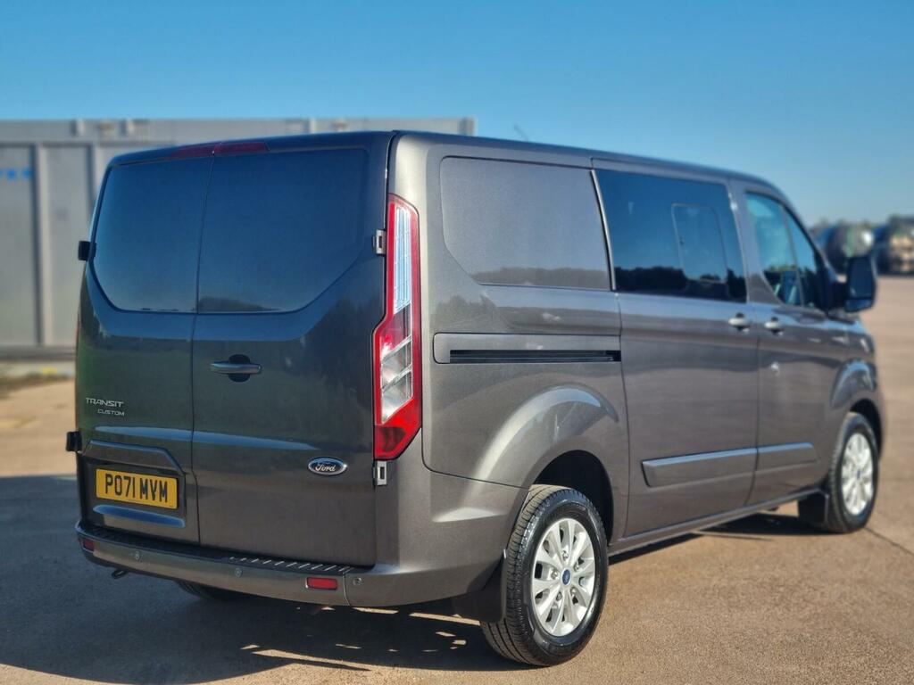 Ford Transit Custom 2.0 Ecoblue 185Ps Low Roof Dcab 320 Limited L1 Va PO71MVM Grey #5