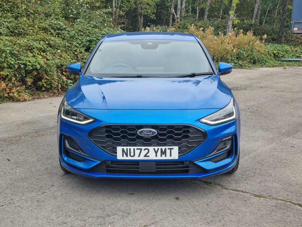 Ford Focus 1.0T Ecoboost St-line Euro 6 Ss NU72YMT Blue #2