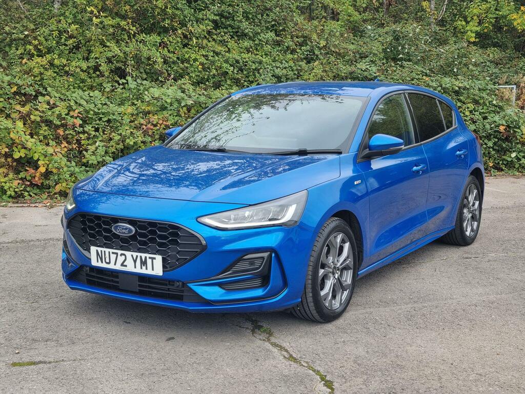 Ford Focus 1.0T Ecoboost St-line Euro 6 Ss NU72YMT Blue #3