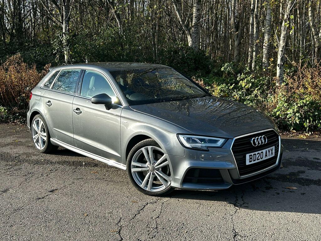 Audi A3 2.0 Tdi 35 S Line Sportback S Tronic Euro 6 Ss Grey