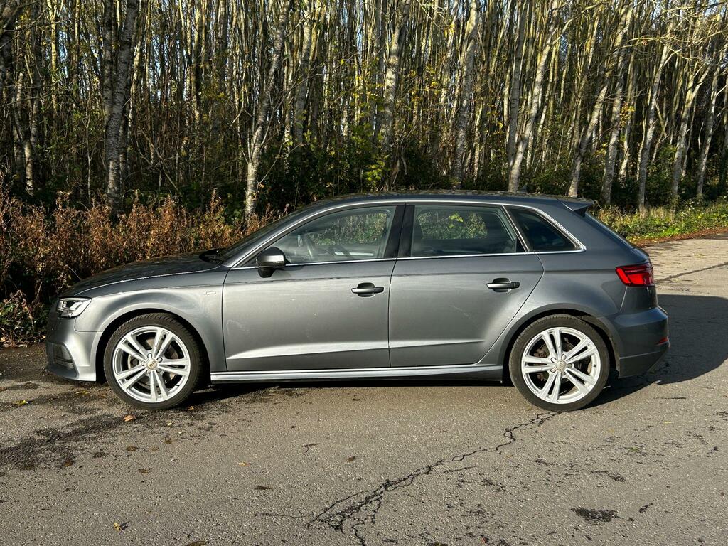 Audi A3 2.0 Tdi 35 S Line Sportback S Tronic Euro 6 Ss Grey #5