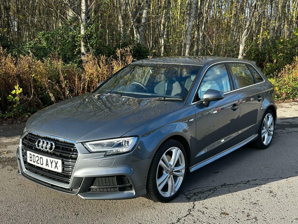 Audi A3 2.0 Tdi 35 S Line Sportback S Tronic Euro 6 Ss Grey #3