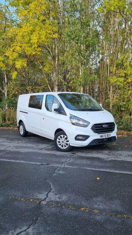Ford Transit Custom 2.0 300 Ecoblue Limited Crew Van L2 H1 Euro 6 Ss MA72BCV White #5