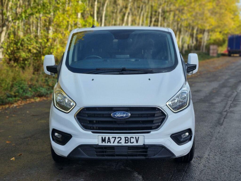 Ford Transit Custom 2.0 300 Ecoblue Limited Crew Van L2 H1 Euro 6 Ss MA72BCV White #2