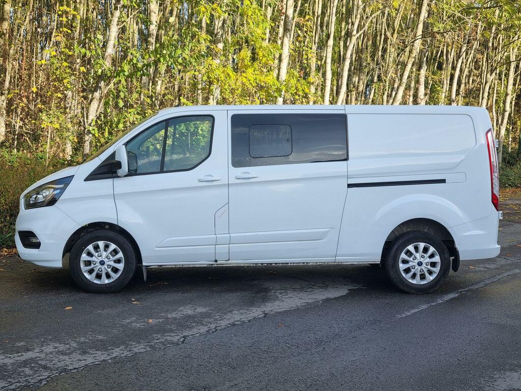 Ford Transit Custom 2.0 300 Ecoblue Limited Crew Van L2 H1 Euro 6 Ss MA72BCV White #4