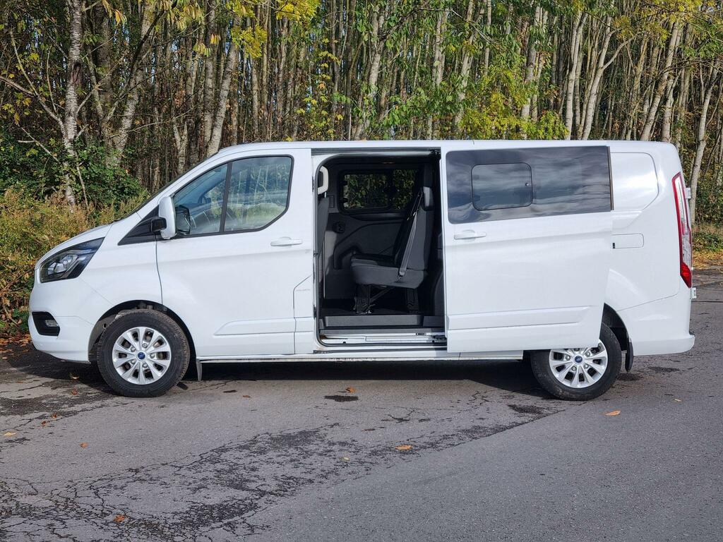 Ford Transit Custom 2.0 300 Ecoblue Limited Crew Van L2 H1 Euro 6 Ss MA72AZB White #5