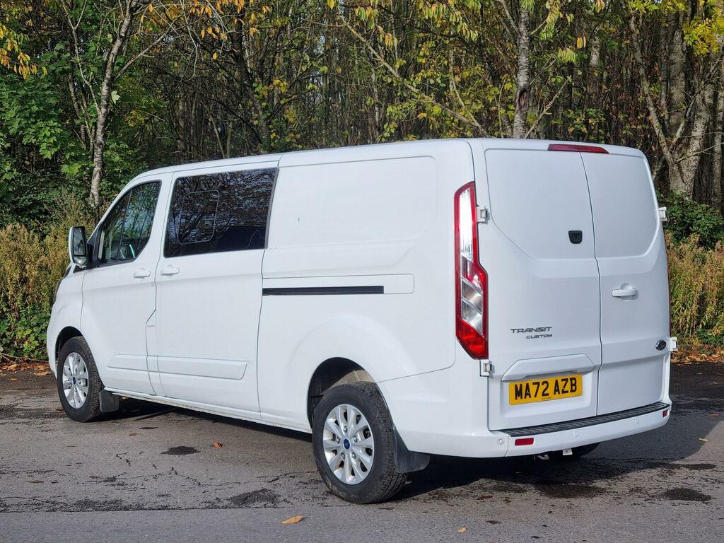 Ford Transit Custom 2.0 300 Ecoblue Limited Crew Van L2 H1 Euro 6 Ss MA72AZB White #6