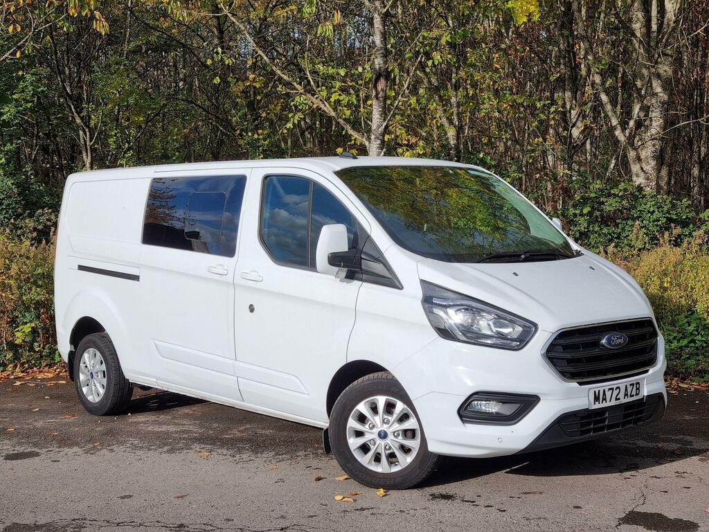 Ford Transit Custom 2.0 300 Ecoblue Limited Crew Van L2 H1 Euro 6 Ss White