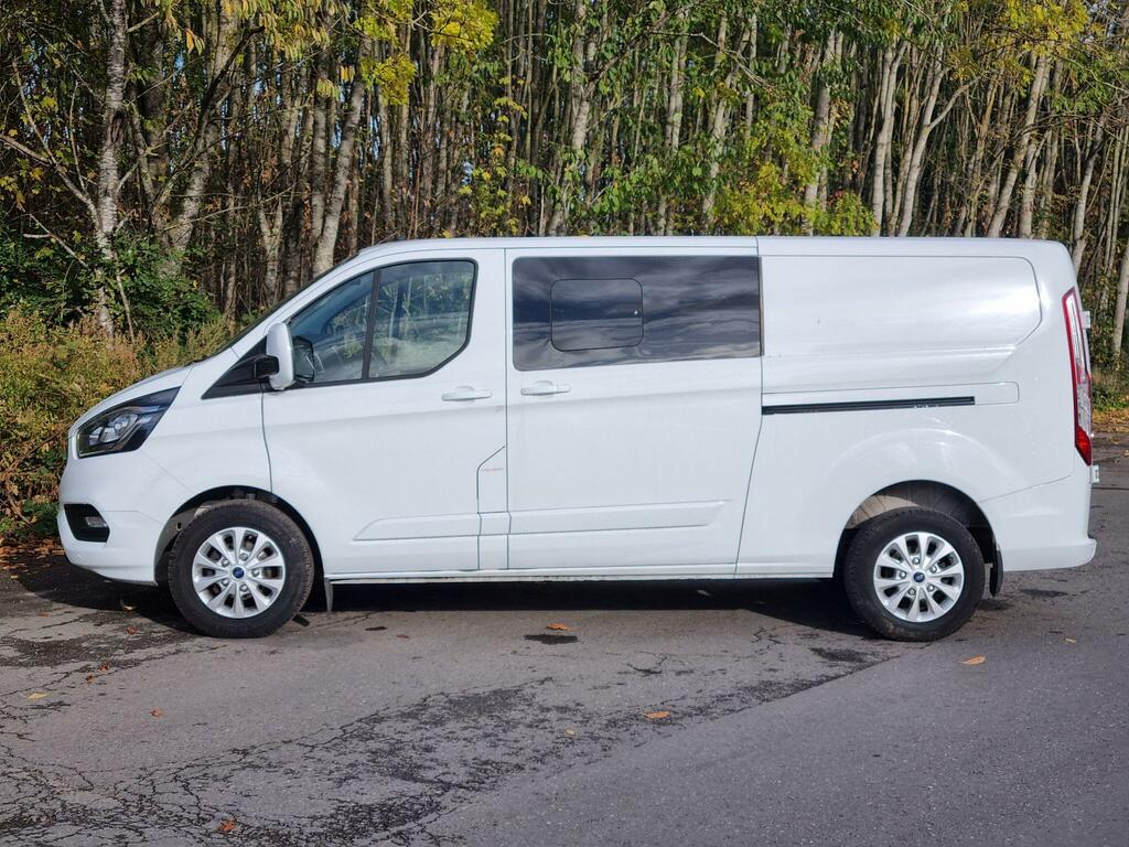 Ford Transit Custom 2.0 300 Ecoblue Limited Crew Van L2 H1 Euro 6 Ss MA72AZB White #4