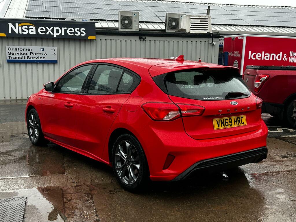 Ford Focus 1.0T Ecoboost St-line Euro 6 Ss VN69HRC Red #4